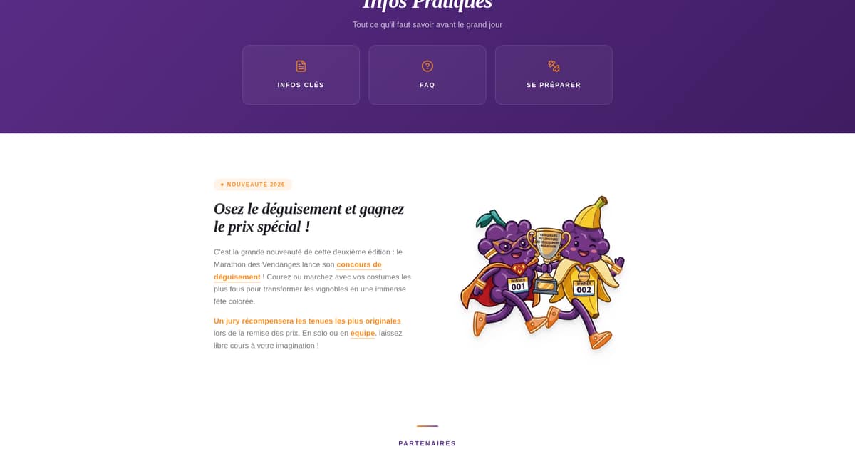 Le Marathon des Vendanges — imagem do organizador