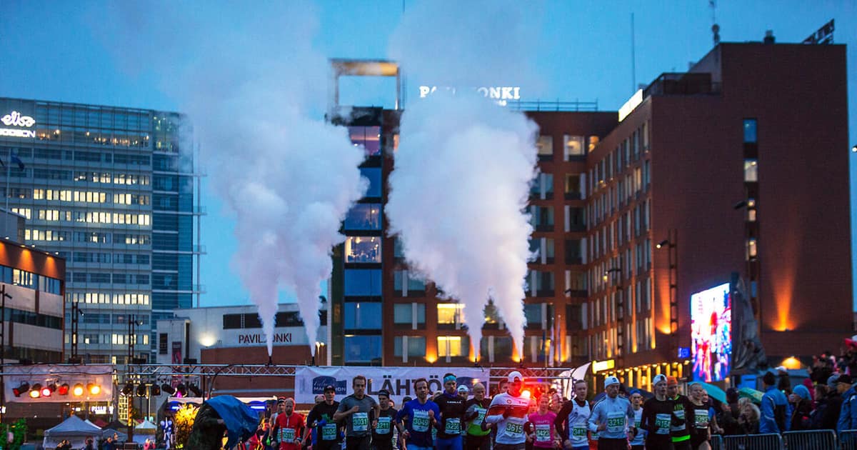 Maratona da Finlândia — imagem do organizador